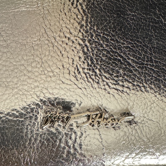 Betsey Johnson Silver Heart-Embellished Shoulder Bag - Picture 8 of 8